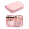 SIXPLUS 11pcs Makeup Brush Set Noble Gold Classic Series Makeup Brush Cosmetic Brush Soft Cute Pink