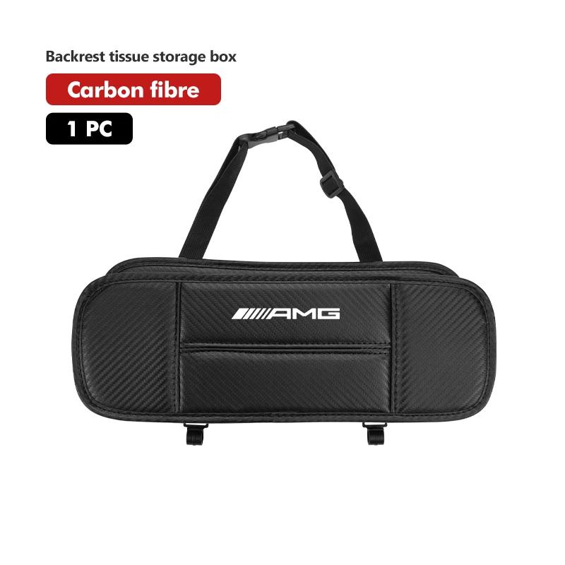 

GLC GLB Car Tissue Storage Drink Cup Holder Phone Bracket Seat Back Box For Mercedes Benz AMG C180 C300 W124 W176 W177 C200 C26