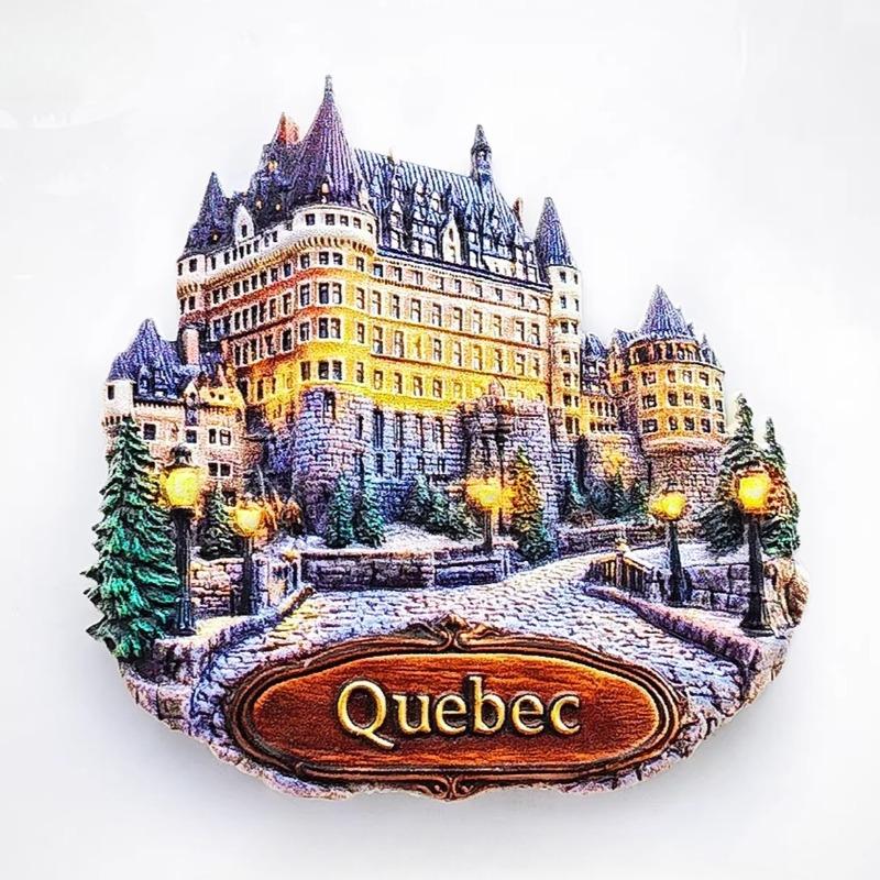 Canada Travel Souvenirs Quebec Château Frontenac Fridge Magnets Ottawa Toronto Banff Fridge Stickers Birthday Gifts Home Decor
