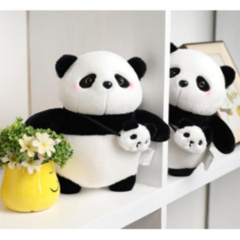 Cute Plump Panda Plush Toy For Home Decor And Children's Playtime