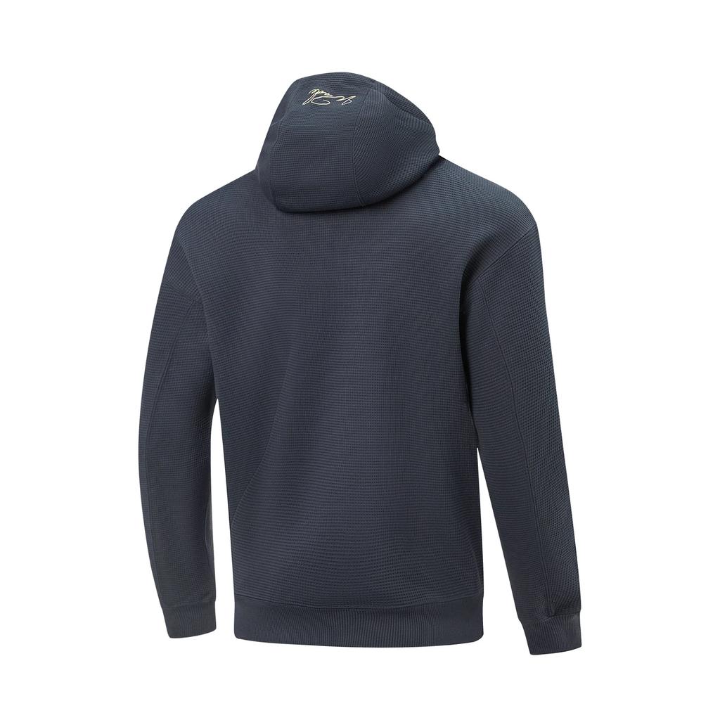 Li-Ning Wade Series Hooded Letter Minimalist Soft Loose Sweatshirt Men sweatshirt AWDW443-2