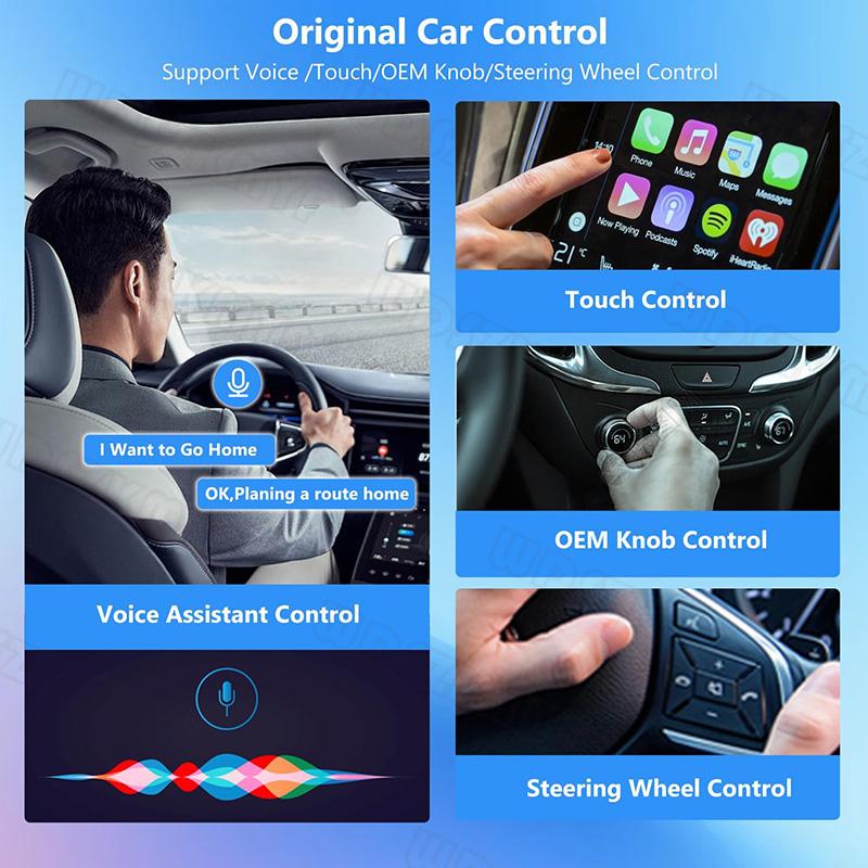 2in1 Wireless CarPlay Dongle Wireless Android Auto Box USB/Type-C WIFI For Car Radio with Wired CarPlay Car Intelligent System