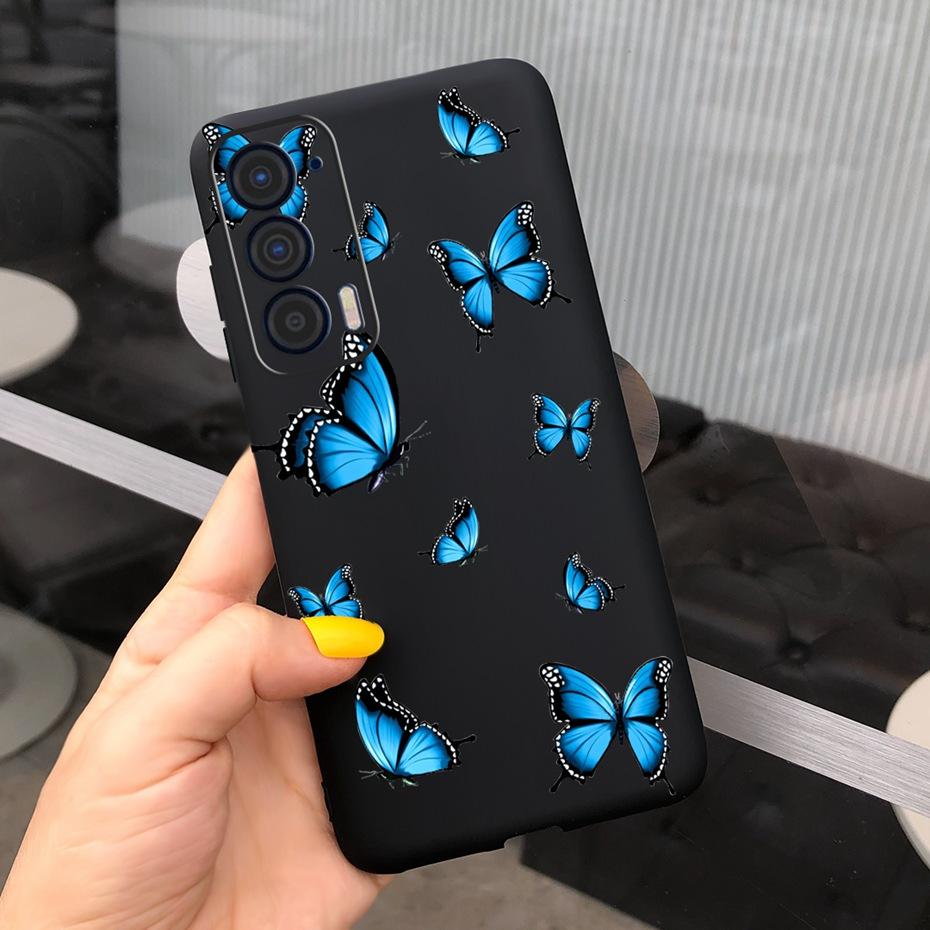 Silicon Case For Motorola Edge (2021) / Edge 5G UW (2021) Fashion Sunflower Daisy Pattern Soft Phone Cases For Edge 2021 XT2141