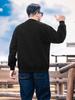 Men's Plus Size 2025 Trendy Autumn/Winter Round Neck Thick Velvet Long Sleeve Casual Loose Pullover Hoodie