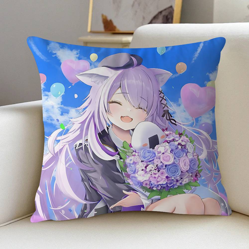 Nekomata Okayu Personalized Picture Text Home Decorative Pillows Household Gifts 45x45cm