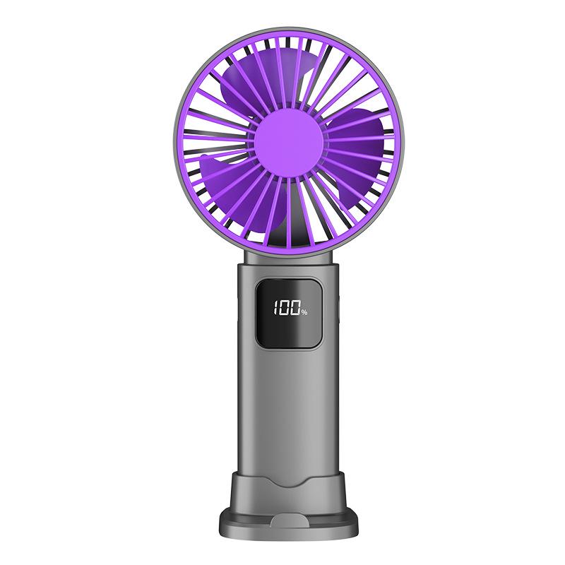 

Portable USB Rechargeable Handheld Fan - 100-Speed Stepless, Strong Wind Power, Mini Size 195*90*32mm