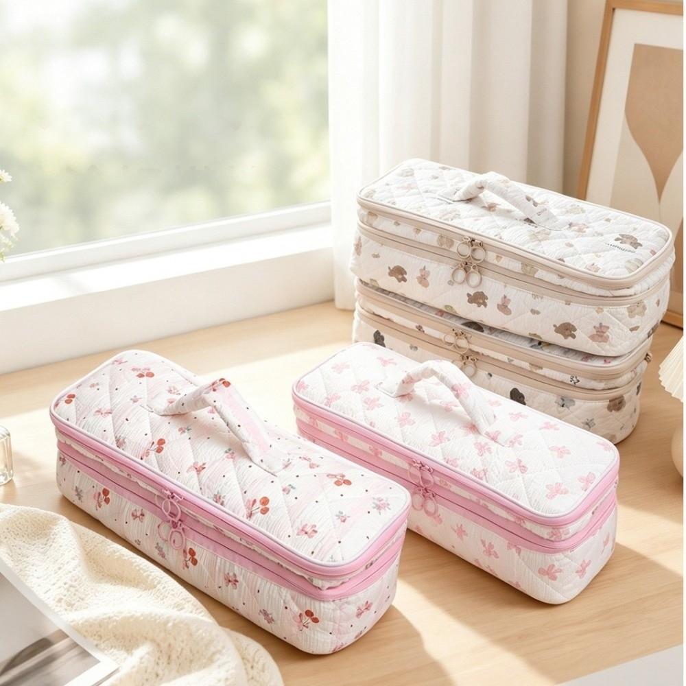 Large Capacity Double Layer Hair Dryer Bag Dust-proof Curling Iron Storage Bag Travel