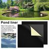 Remendo para Reparo de Lona de Lagoa Impermeável 8" x 8" Remendo Autoadesivo Descascar e Colar Fita para Reparo de Costura de Lagoa para Cobertura de Jardim EPDM