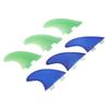 3PCS Surfboard Thruster Fins Fiberglass Fishtail Surfboard Fin Replacement for FCS1