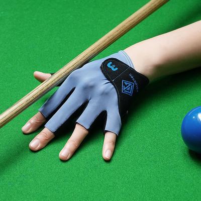 1 ks Pánské rukavice na kulečník Poolové rukavice 3 prsty Ukázka Pro levou ruku Protiskluzové Prodyšné Snookerové rukavice Kulečníkové příslušenství