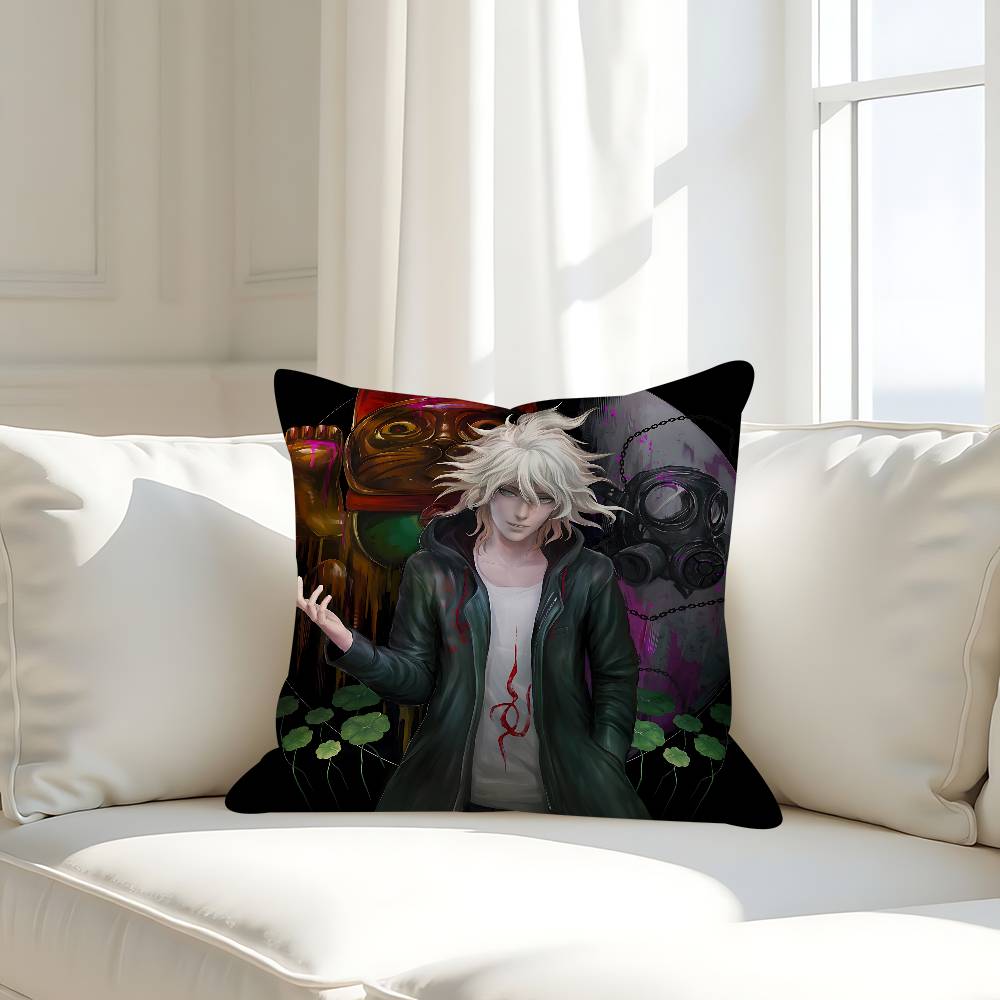 

N-Nagito Pillow Case Removable Washable Cushion Cover – All-Season Soft Linen 16x16Inch