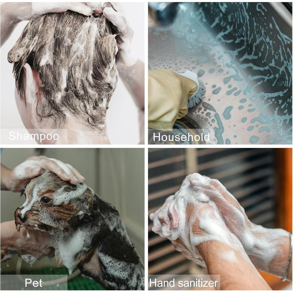 Clear Empty Bottle Plastic Empty Soap Bottle Portable Foam Bottle Cosmetics Packaging