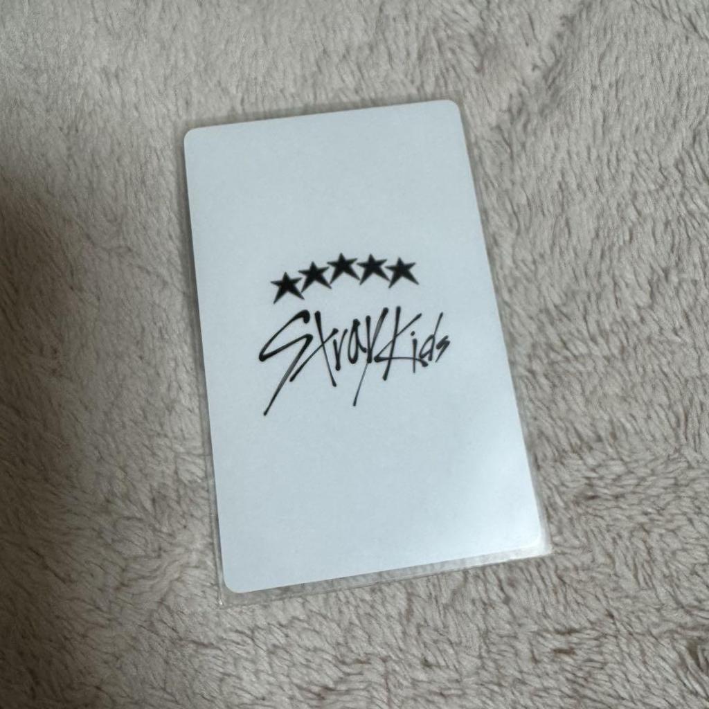 [USED] Stray Kids Hyunjin trading card 5star withfans