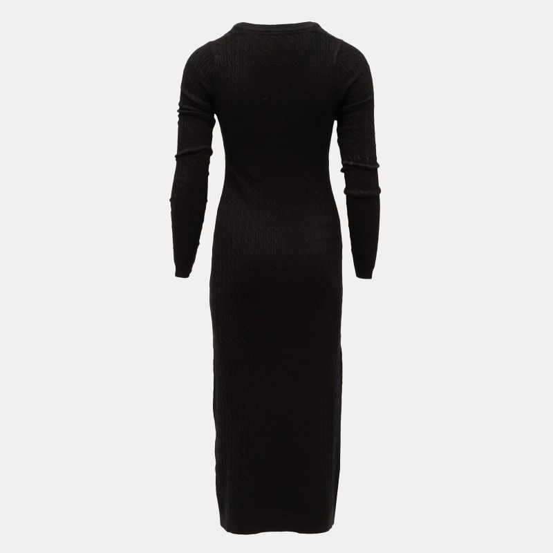 Robe maxi maille torsadée col rond Femme BILL TORNADE