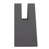 Stainless Steel Material Filter Paper Storage Rack Black V Shaped Design Holder  Cafe Use