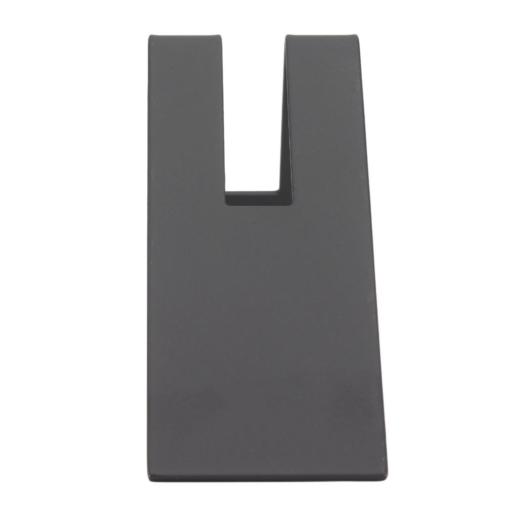Stainless Steel Material Filter Paper Storage Rack Black V Shaped Design Holder  Cafe Use