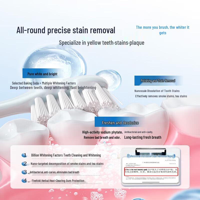 Hefengyu Baking Soda Amino Acid Whitening Toothpaste