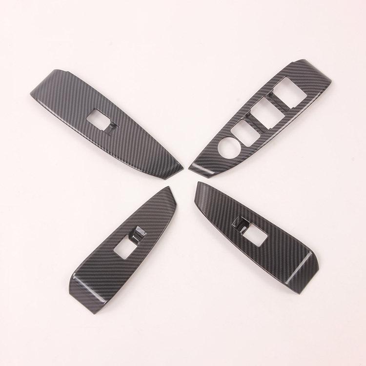 Mazda 6 Atenza 2020 ABS Kolfiber Interiör Armstödsram Strömbrytare