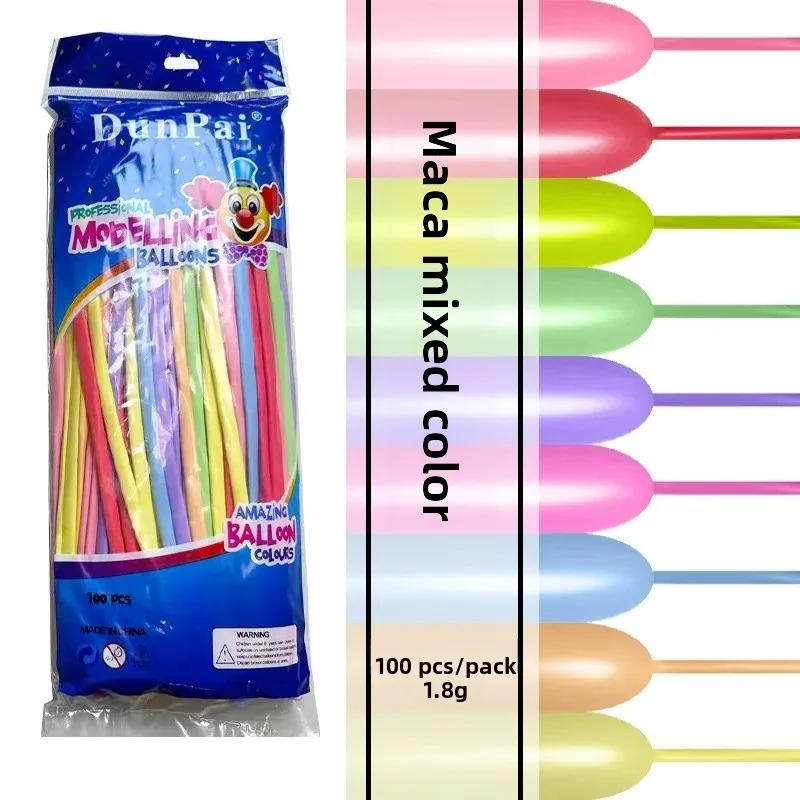 100 Long Latex Twist Balloons Thickened Colorful DIY Balloons Birthday Wedding Party Decor Inflatable Balloons