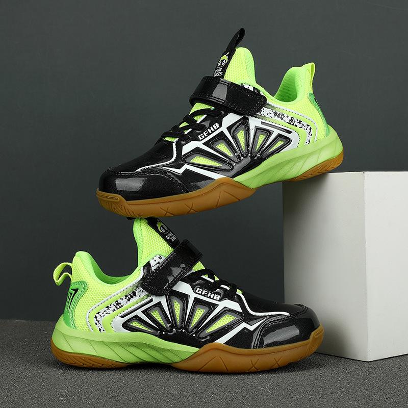 Badminton shoes table tennis shoes skipping rope special luminous children's game training sports shoes feather pong shoes foreign trade
