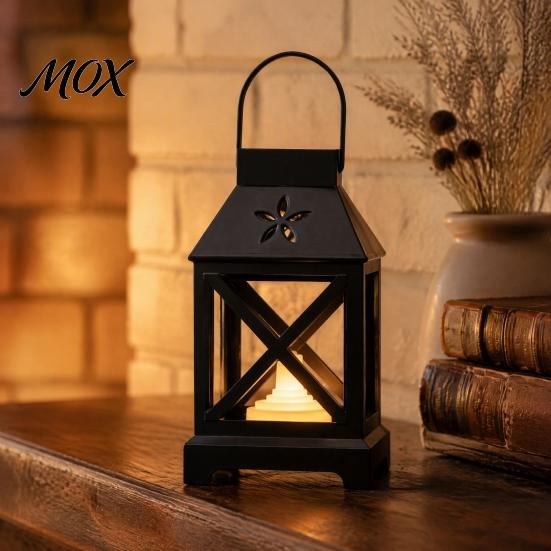 LED Mumlu Ev Dekoratif Asılı Fener, Pille Çalışan Titreyen Alevli Lamba, Vintage Gece Lambası Fenerleri, Alevsiz Mum Fenerleri