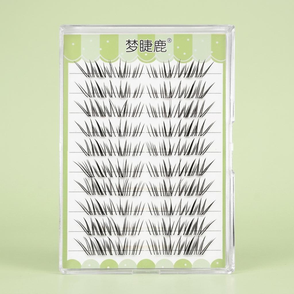 Doe Lashes Enhanced Volume Effect Segment False Eyelashes for Natural Look