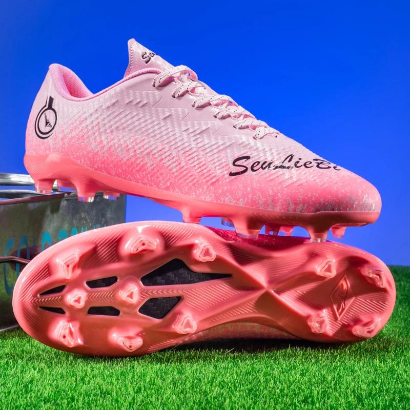 

Men Unisex Original Football Boots Ultralight Cleats Sneakers Hot Sale Soccer Shoes High-quality Women Match TF/FG Professional 33