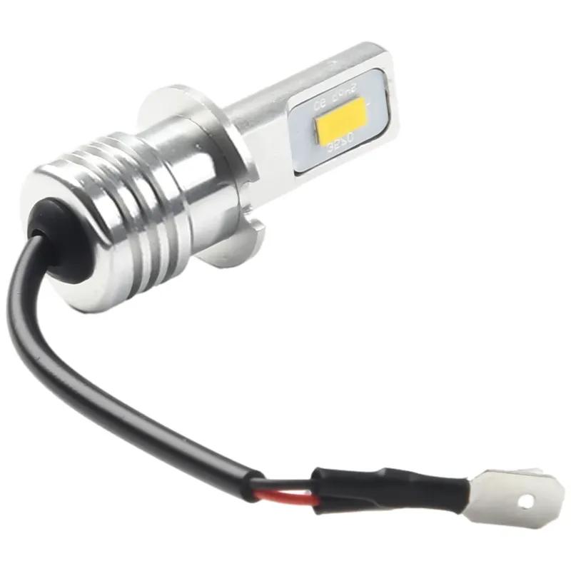 2pcs H3 LED Fog Light Bulbs Conversion Kit Super Bright Canbus 3000K Yellow 80W Car Daytime Running Light LED Driving Lights