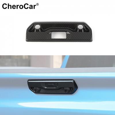 Poignée de Hayon de Voiture Garniture de Couvercle en Carbone Pour Chevy Silverado/GMC Sierra -