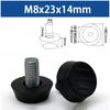 M6M8 Plastic Adjustable Foot Furniture Tables and Chairs Screw Foot Mats Cabinets Sofas Height Increasing Universal Support Pads