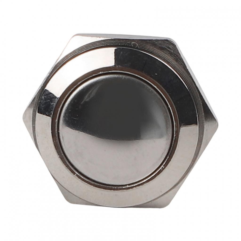 1 Pcs Waterproof Momentary Switch 12V Metal Push Button