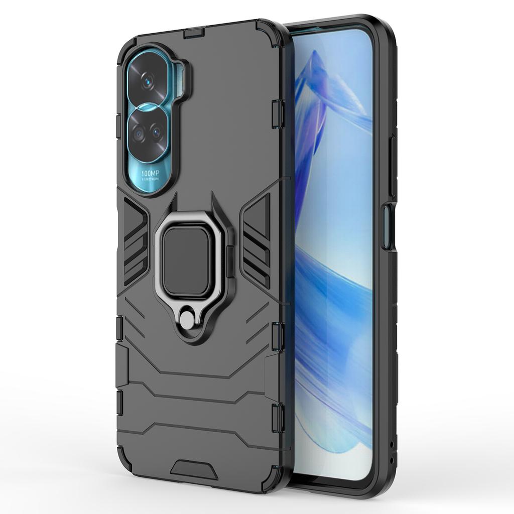 For Honor 90 Lite 5G/X50i 5G Protective Cover Ring Holder Kickstand TPU+PC Phone Case