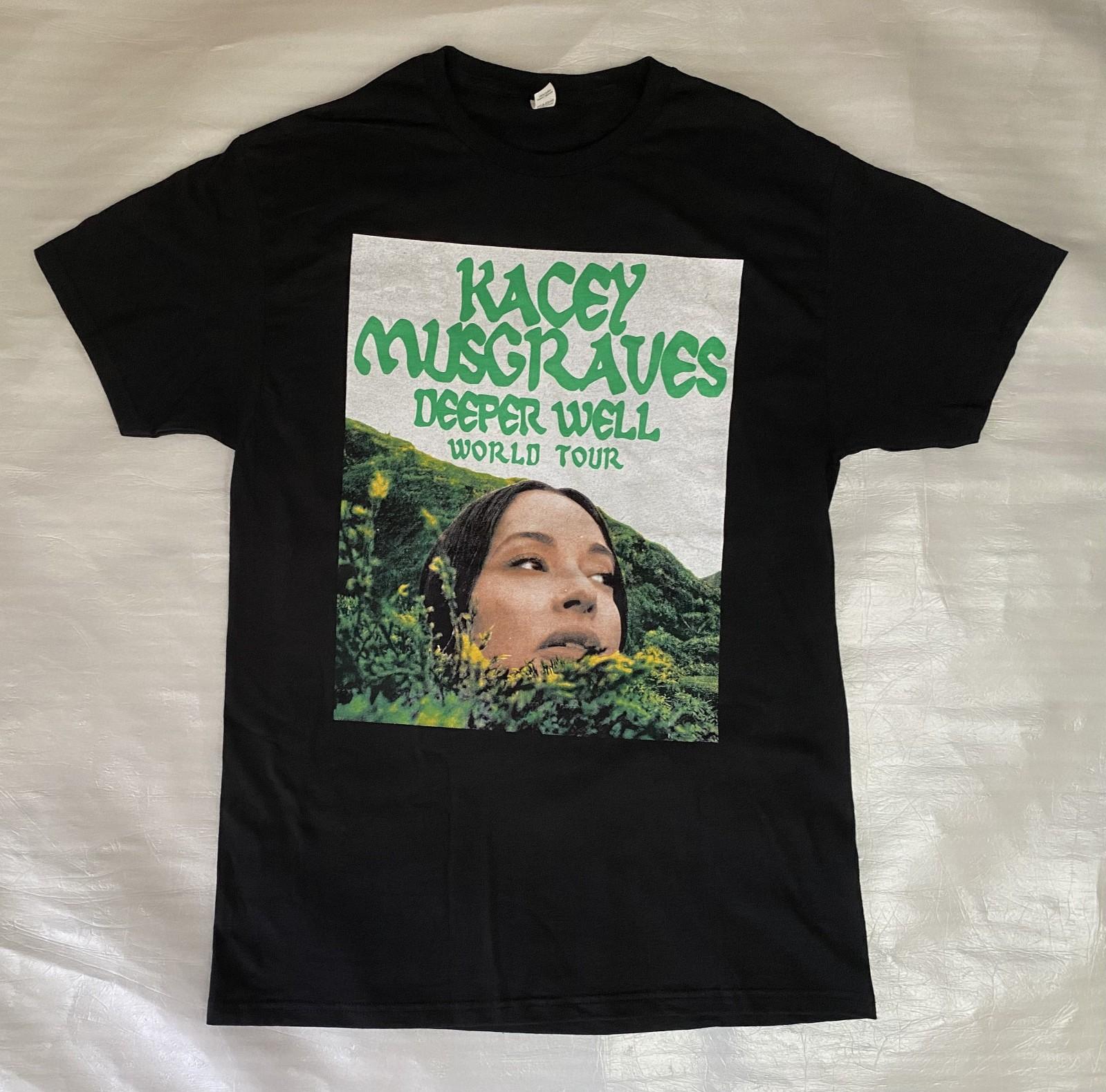 Kacey Musgraves Deeper Well World Tour T Shirt Black Concert 2024 Unisex Medium Unisex T-Shirt XXXL