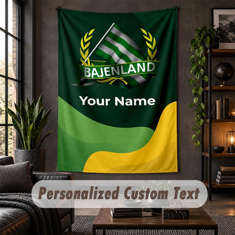 Arazzo da Parete Personalizzato, Testo Personalizzato Hammarby, Tessuto Morbido Arte da Parete Per Decorazione Interna