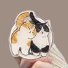 Probe kitten magnetic attraction is suitable for Apple 17 bracket 16pro transparent 15max cute 14iphone13 mobile phone case