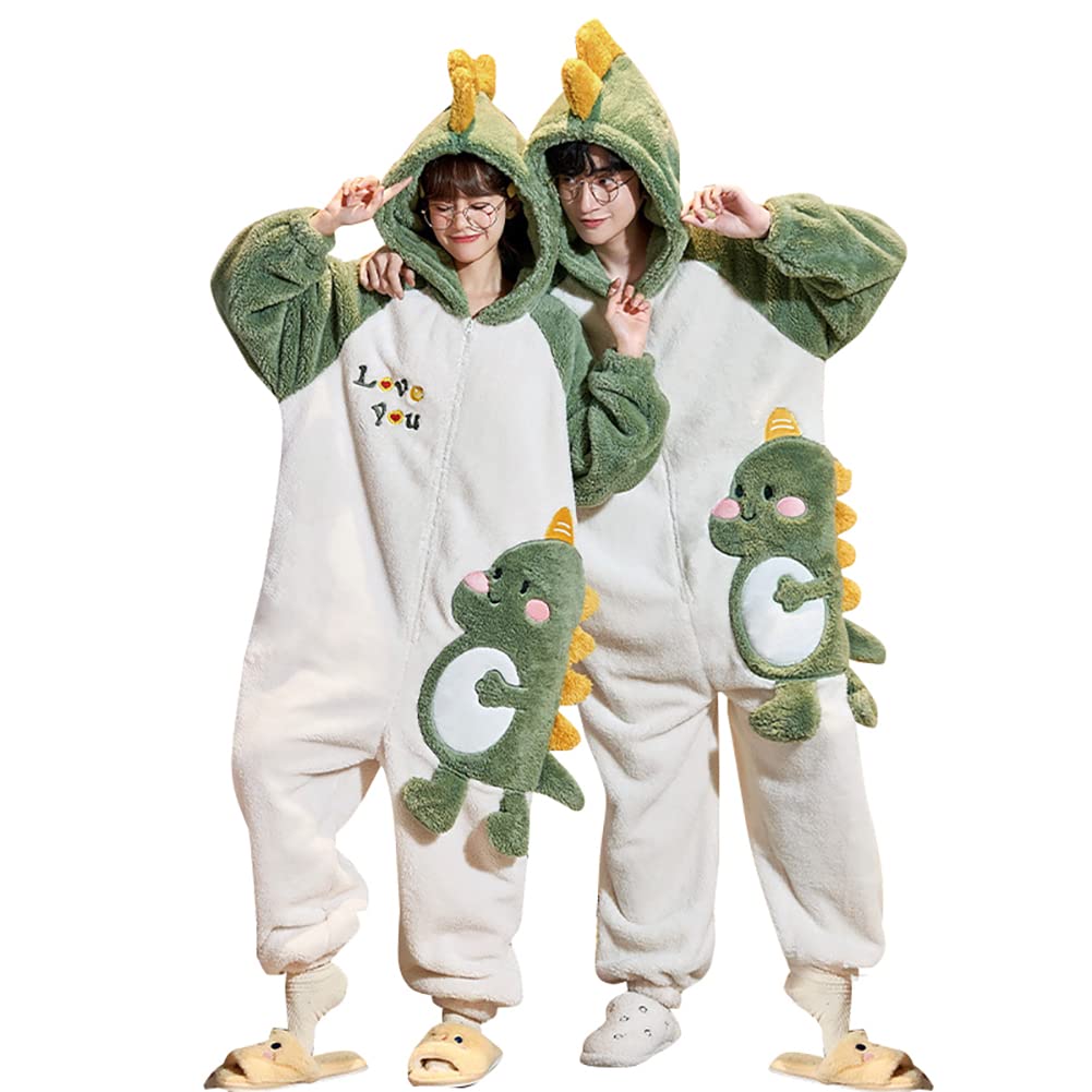 

Пижама для пары Kigurumi Room Wear Костюм Комбинезон на Хэллоуин Пушистый Милый Толстый LZQ1451 Унисекс Толстый Зимний [MTKCNTL] Женский Все в одном Мужской (М,