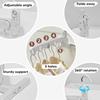 2PCS Foldable Travel Hanger Portable 5 Holes Clothes Drying Rack for Home Use Hotels Dormitories Universal Hook Clothing Rack
