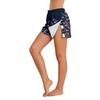 Pantaloncini da Donna Floreali con Chiusura Laterale in Velcro Facili da Aprire per il Recupero Post-Chirurgico Vita Elastica Vestibilità Comoda