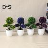Bonsai Artificial Simulat Birou Decor Plastic Oaspeți Salutare Pin Plantă în ghiveci