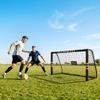 Football Goal, 6 x 4ft Portable Football Net with Ground Stakes