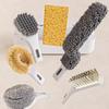 Kitchen Dish Brush Set Deep Cleaning Scrub Brushes Kit with Storage Holder Handle with Cleaning Brush Heads for Pots Pans Bottle
