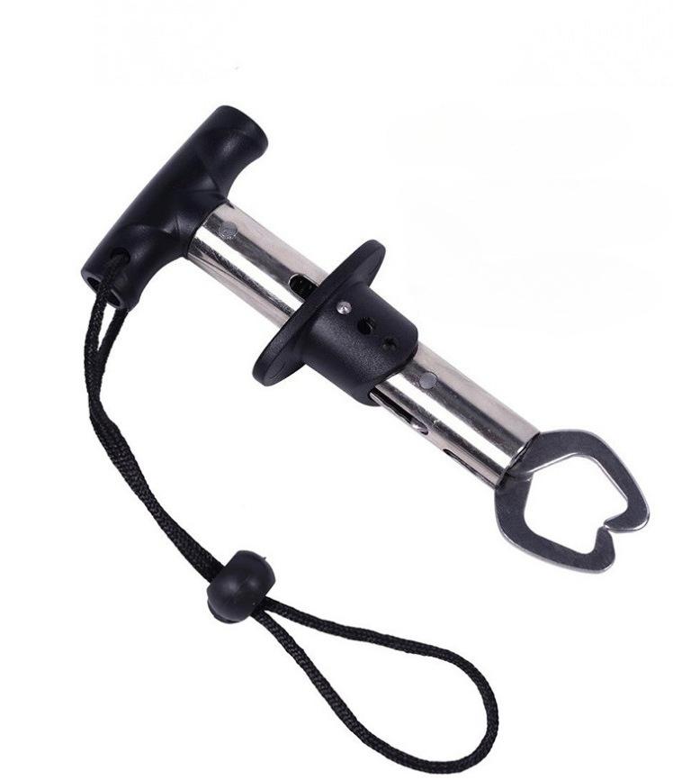 

Fish Control Device Stainless Steel Belt Weighing with Ruler Fish Lock Fish Clamp Fish Catch Device Fish Clamp Fishing Gear