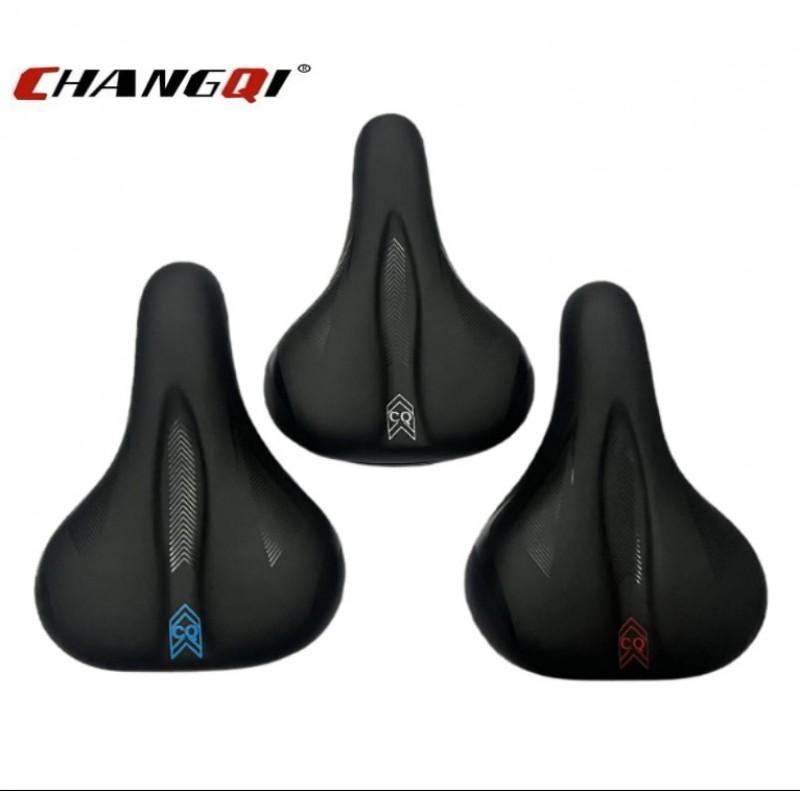 Comfortable Bike Saddle Thick Silicone Cushion Mountain Road Bikes