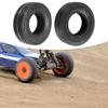 Hardened Rubber Wheel Tire High Grip Replacement Repair Parts for 1/14 Scale RC Vehicle