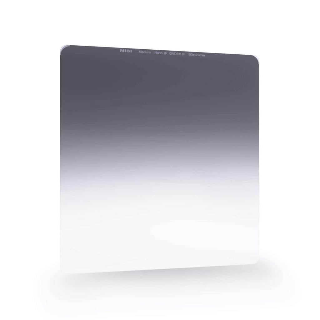 NISI Medium Graduated 150mm Neutral Density Filter from Black NIP-150-MGND0.6 Ikan,