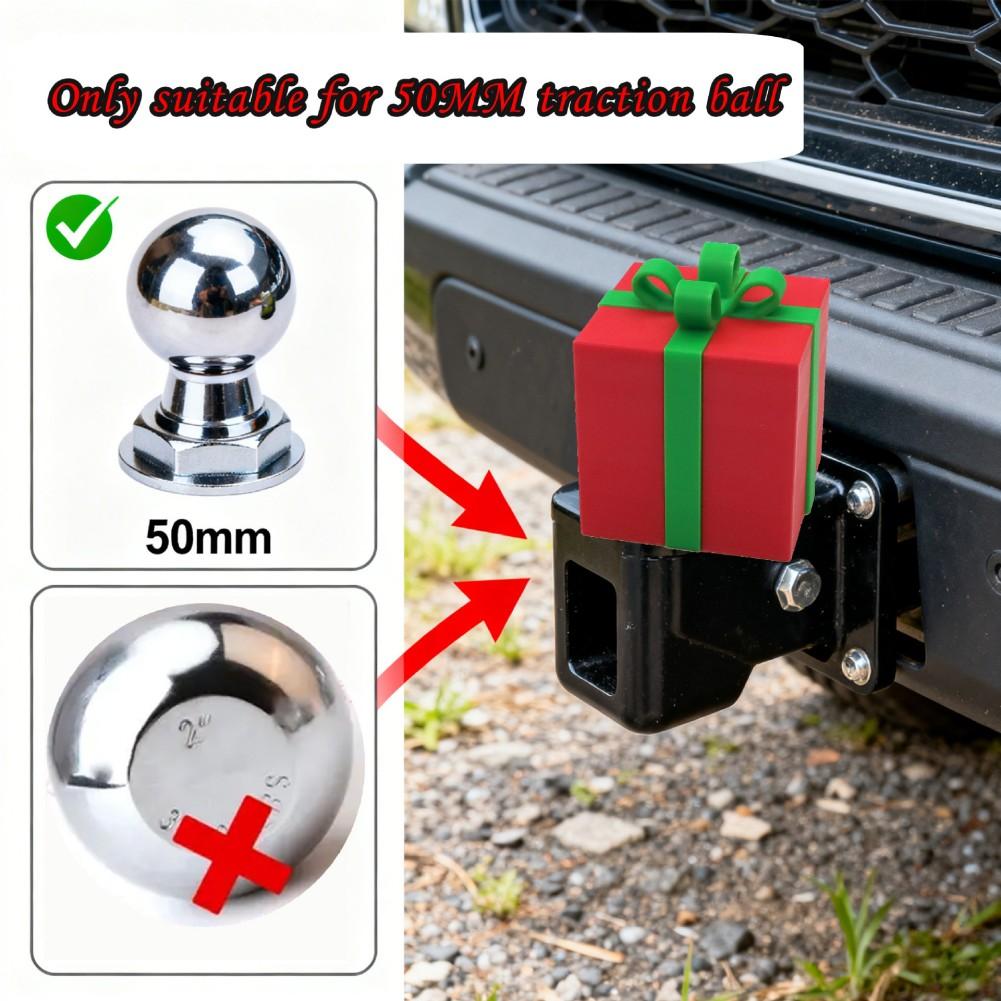 Trailer Connector Cover Cap for Towball Coupling Providing Dust Protection and Screw On Secure Fit for Various Vehicles