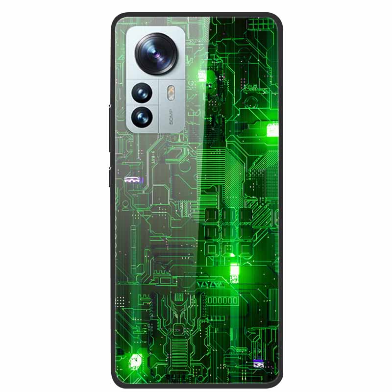 Tempered Glass Cases For Xiaomi 12T 5G Case Hard Phone Back Cover for Xiaomi 12T Pro Protection Shells Mi 12 T 12TPro 2022 Cool