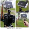 MINIFOCUS Mini Ball Metal Tripod Ball Head with Cold Shoe Rotating Ball Head for and Max Load 11 Lbs 5 Head, 1/4-Inch Adapter, 360-Degree Cameras,