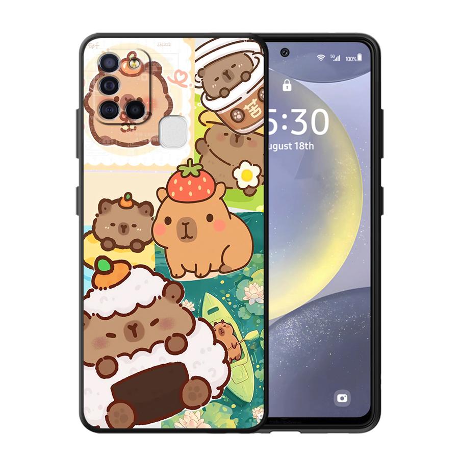 Hülle für Samsung Galaxy A16 A40 A17 A05 A06 A04 A70 A50 A13 A20 A12 A15 Funda Handyhülle Niedliches Capybara