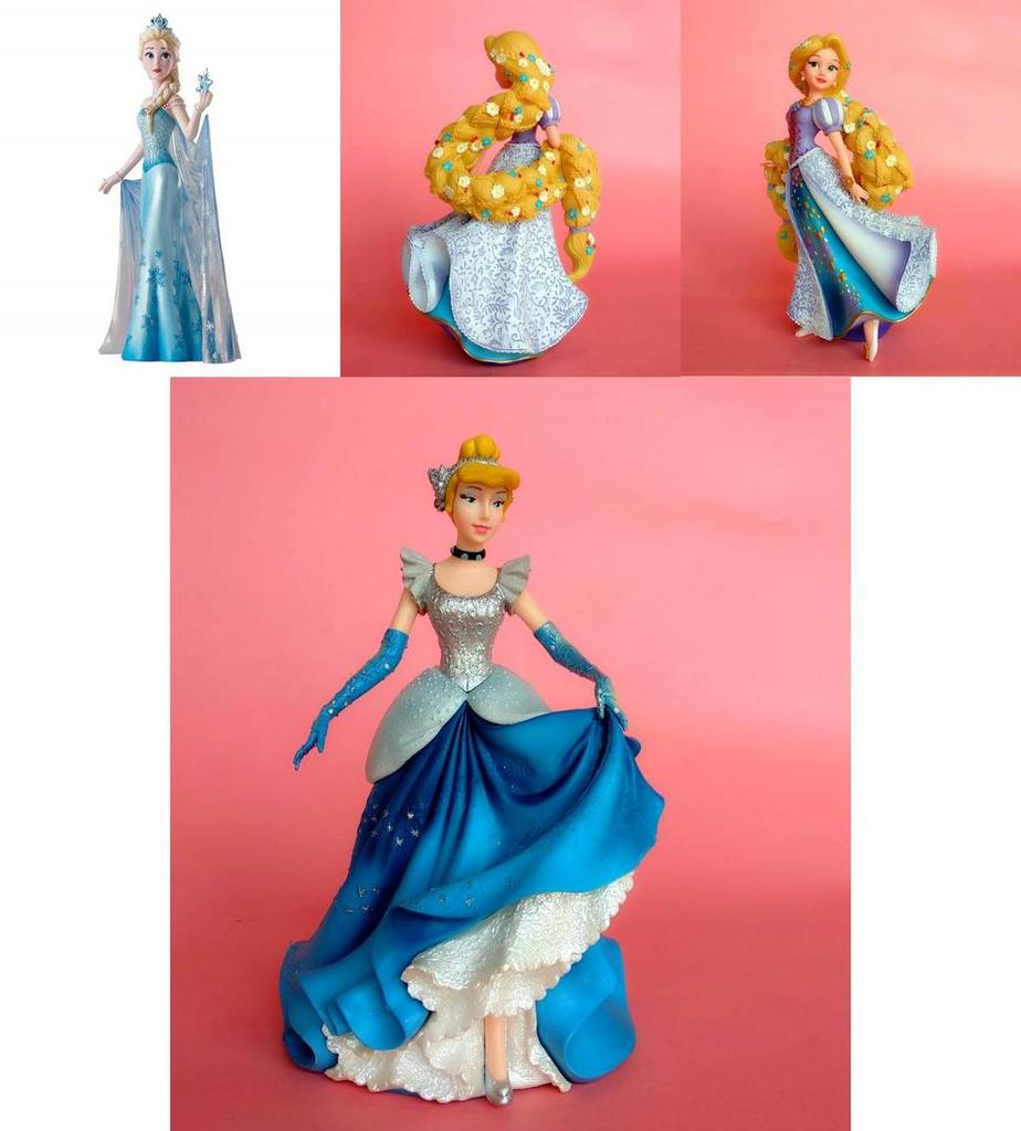 Wykwintna Pcv Księżniczka Frozen Elsa Anna Królewna Śnieżka Długie Włosy Lalka Księżniczki Dekoracja Domu